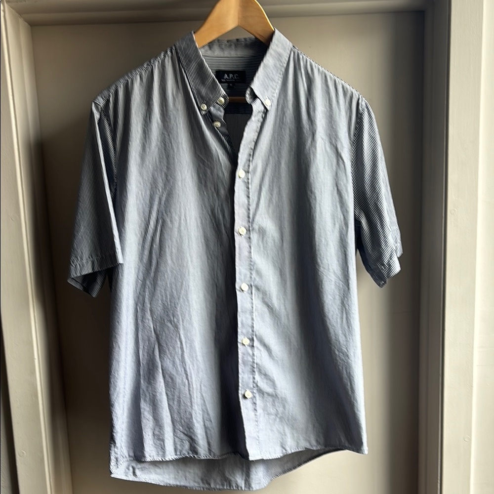 A.P.C. Short-sleeved Button Down Shirt